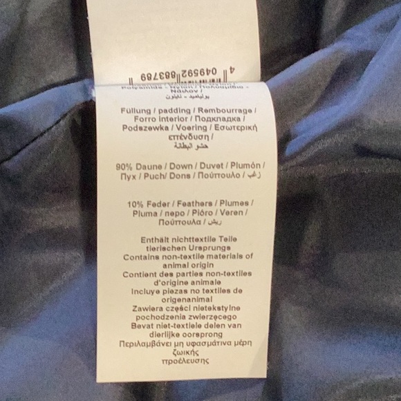 Gerry Weber Down Filled Jacket - size 14 - Blue/Grey - Picture 10 of 10